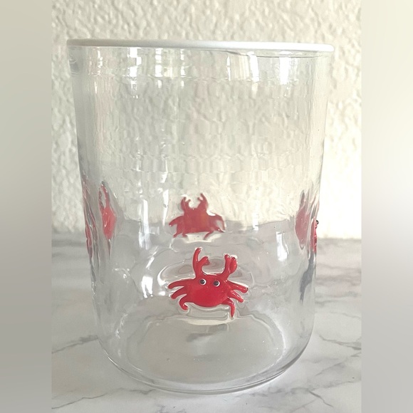 Anthropologie Other - Anthropologie Icon Red Crab Glass 🦀 Pre-owned, used condition